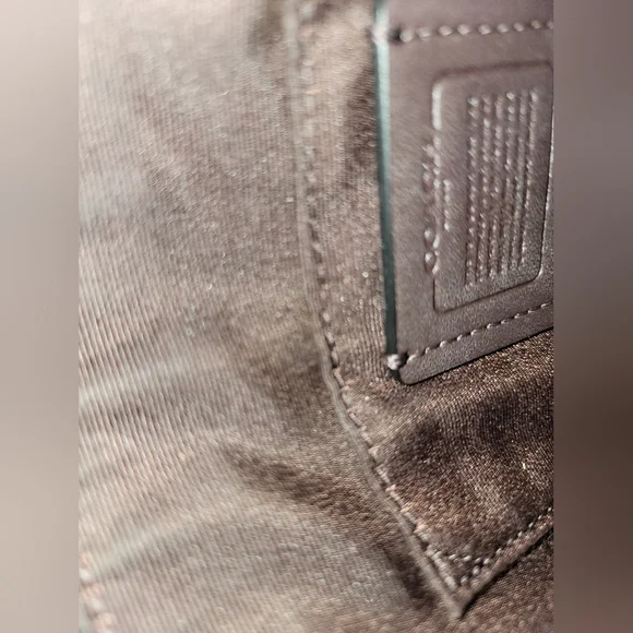 Coach Black Crossbody Bag with Gold Accents - Picture 4 of 4